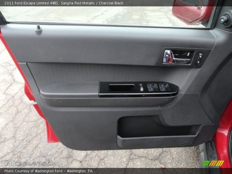 Sangria Red Metallic / Charcoal Black 2011 Ford Escape Limited 4WD