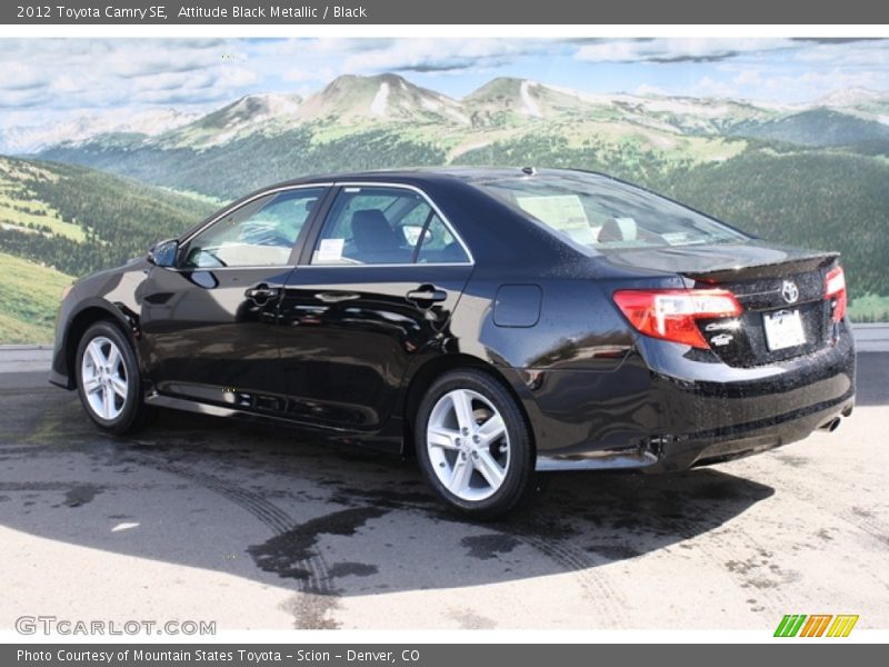 Attitude Black Metallic / Black 2012 Toyota Camry SE
