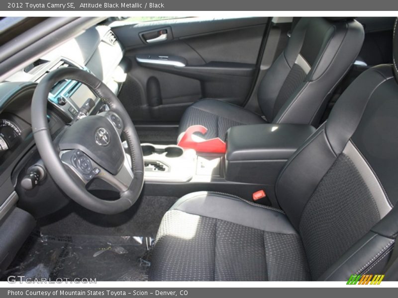 Attitude Black Metallic / Black 2012 Toyota Camry SE