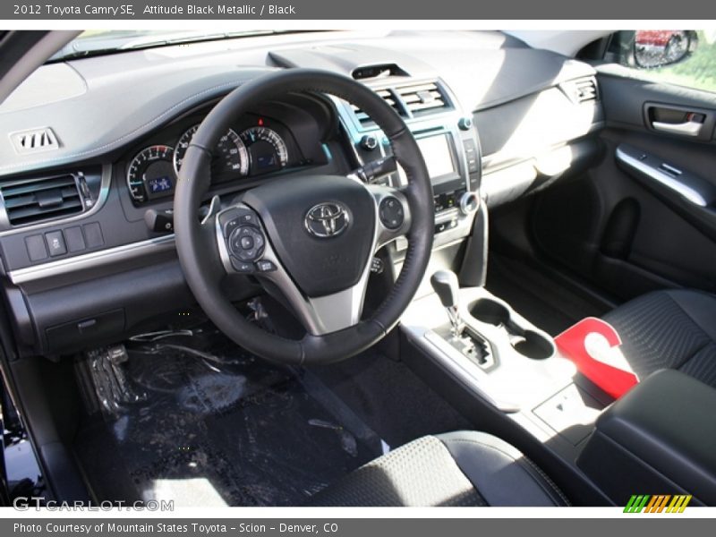 Attitude Black Metallic / Black 2012 Toyota Camry SE