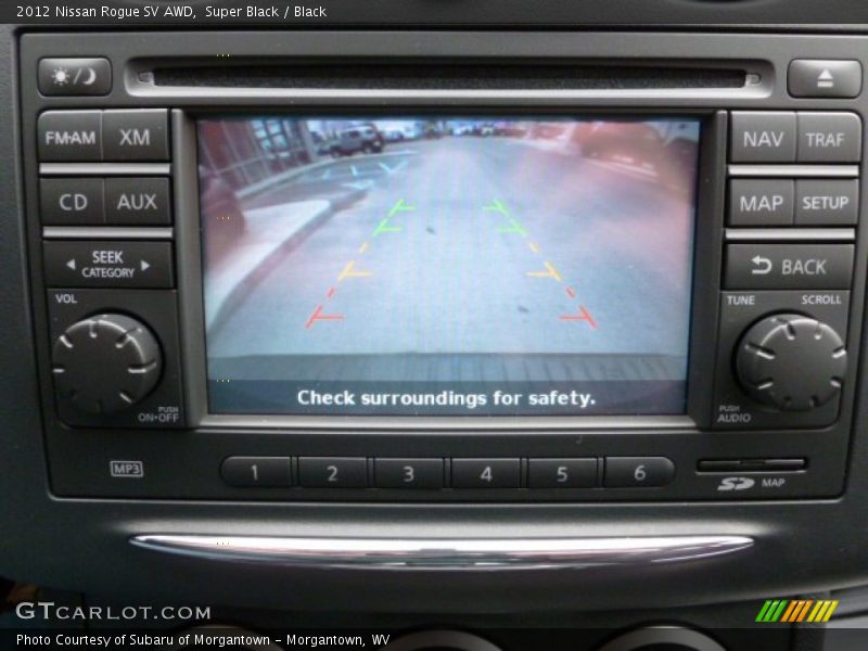 Super Black / Black 2012 Nissan Rogue SV AWD