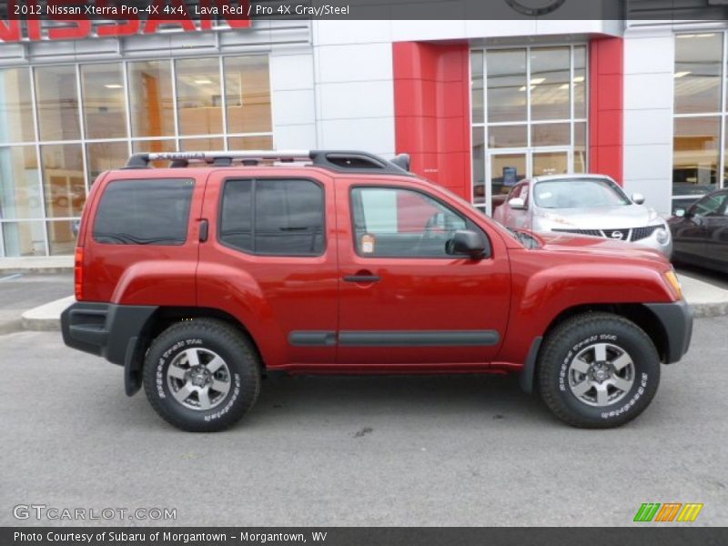 Lava Red / Pro 4X Gray/Steel 2012 Nissan Xterra Pro-4X 4x4