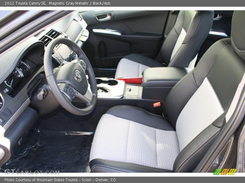 Magnetic Gray Metallic / Black/Ash 2012 Toyota Camry SE