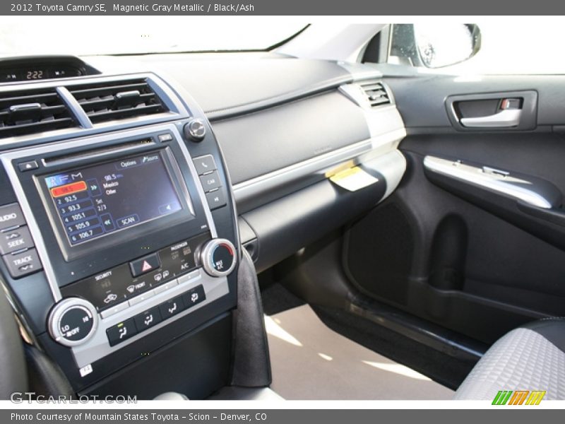Magnetic Gray Metallic / Black/Ash 2012 Toyota Camry SE