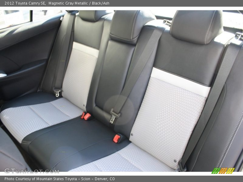 Rear Seat of 2012 Camry SE