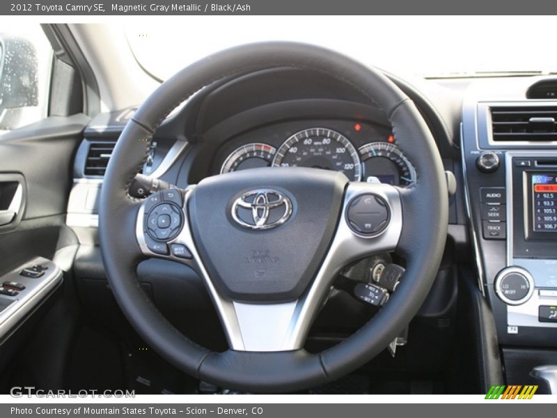 Magnetic Gray Metallic / Black/Ash 2012 Toyota Camry SE