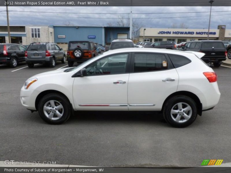 Pearl White / Black 2012 Nissan Rogue S Special Edition AWD