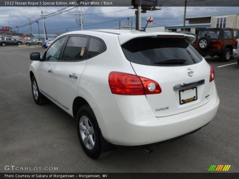 Pearl White / Black 2012 Nissan Rogue S Special Edition AWD