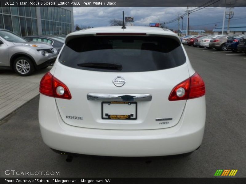 Pearl White / Black 2012 Nissan Rogue S Special Edition AWD