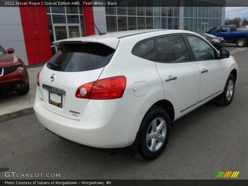 Pearl White / Black 2012 Nissan Rogue S Special Edition AWD