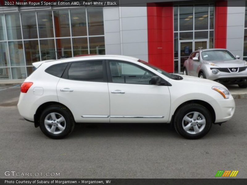 Pearl White / Black 2012 Nissan Rogue S Special Edition AWD