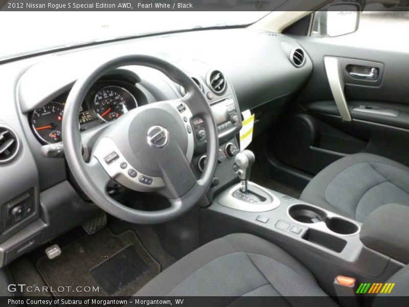Pearl White / Black 2012 Nissan Rogue S Special Edition AWD
