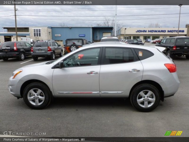 Brilliant Silver / Black 2012 Nissan Rogue S Special Edition AWD