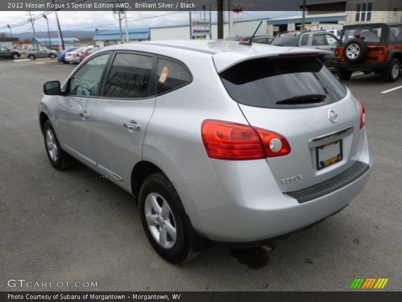 Brilliant Silver / Black 2012 Nissan Rogue S Special Edition AWD