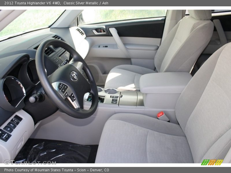 Classic Silver Metallic / Ash 2012 Toyota Highlander V6 4WD