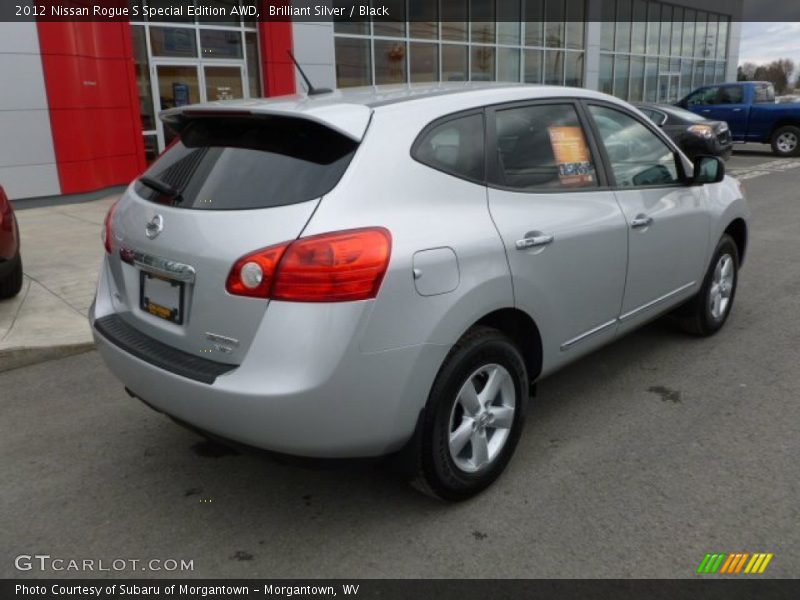 Brilliant Silver / Black 2012 Nissan Rogue S Special Edition AWD