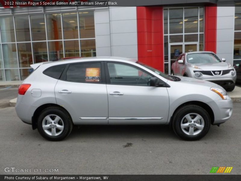 Brilliant Silver / Black 2012 Nissan Rogue S Special Edition AWD