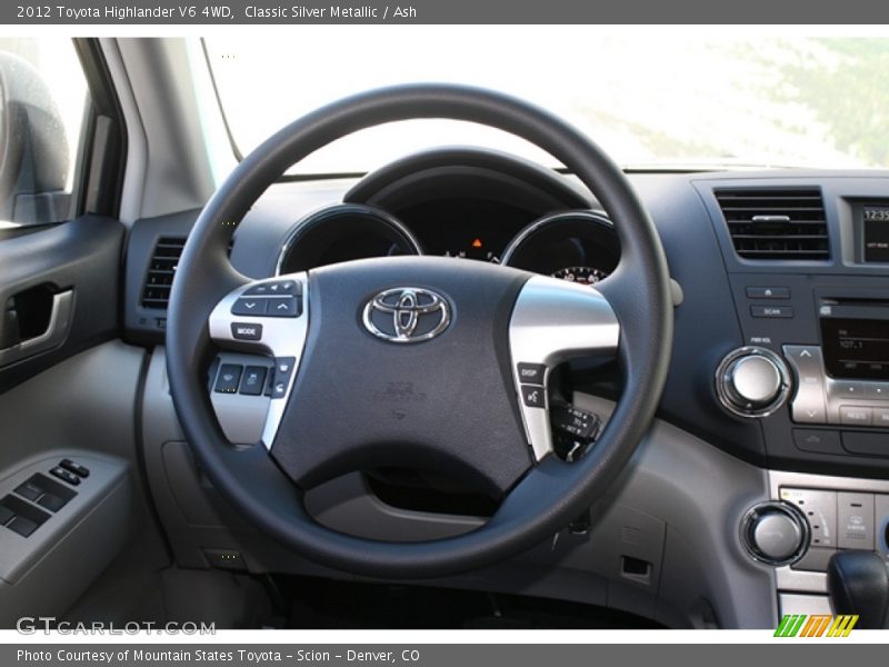 Classic Silver Metallic / Ash 2012 Toyota Highlander V6 4WD