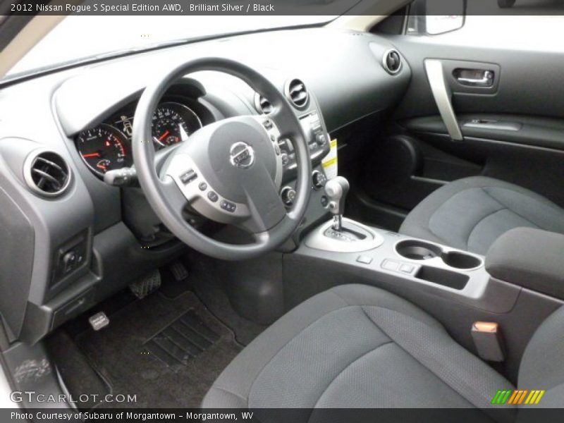 Brilliant Silver / Black 2012 Nissan Rogue S Special Edition AWD