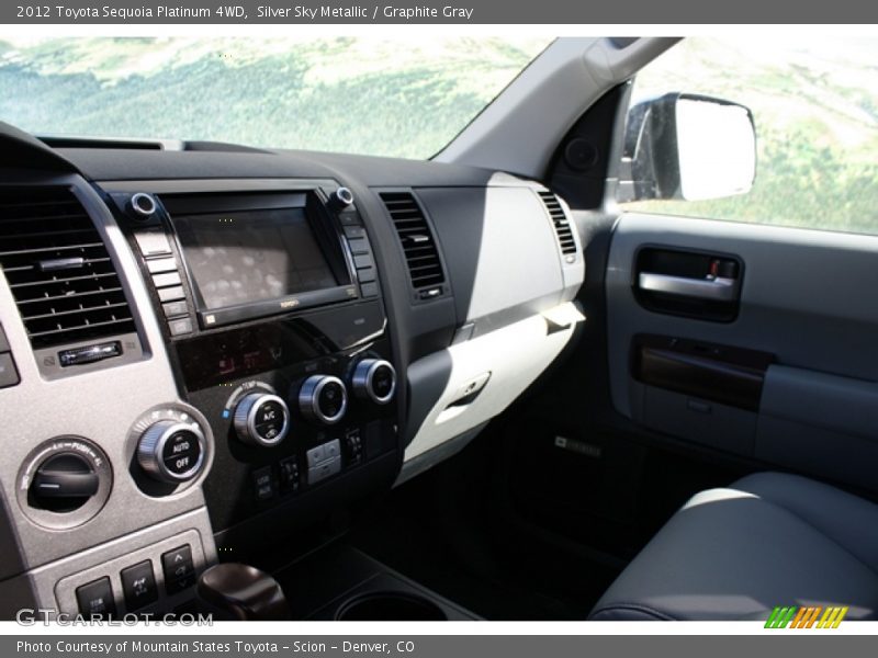 Silver Sky Metallic / Graphite Gray 2012 Toyota Sequoia Platinum 4WD