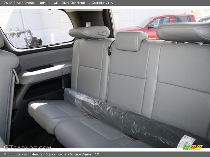 Rear Seat of 2012 Sequoia Platinum 4WD
