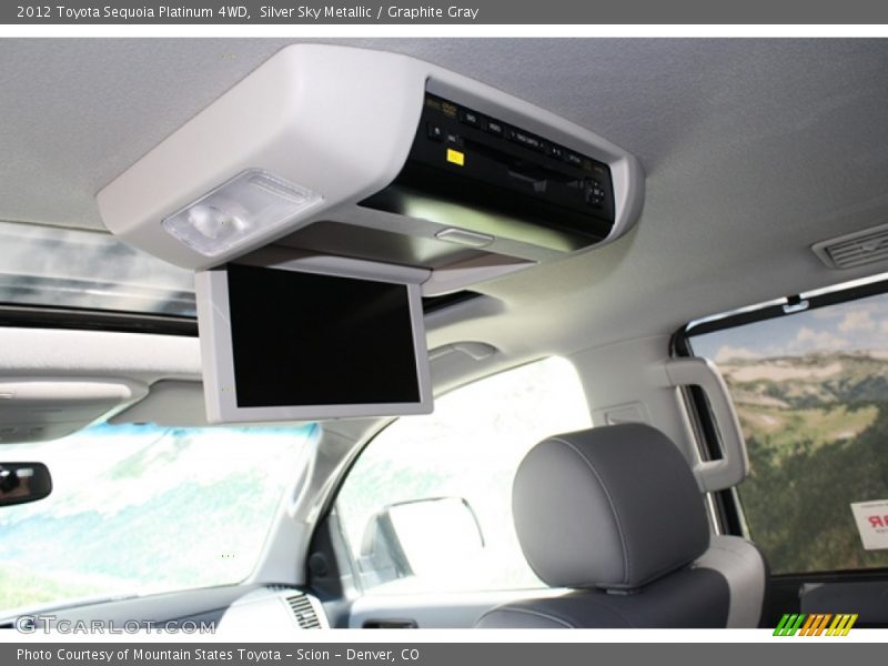 Silver Sky Metallic / Graphite Gray 2012 Toyota Sequoia Platinum 4WD