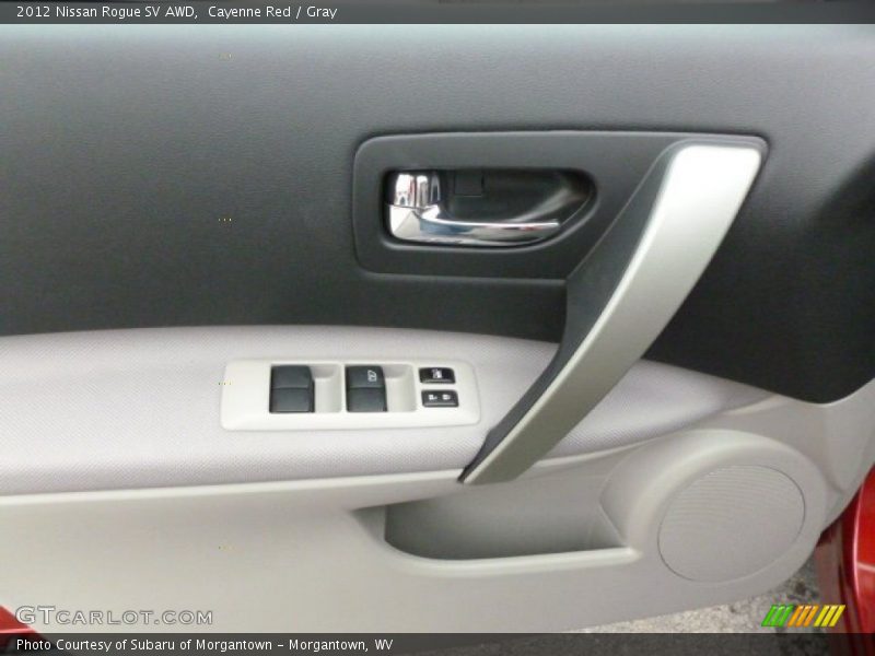 Cayenne Red / Gray 2012 Nissan Rogue SV AWD