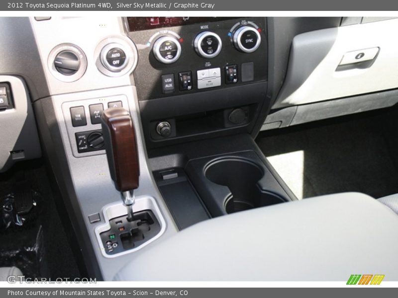 Controls of 2012 Sequoia Platinum 4WD