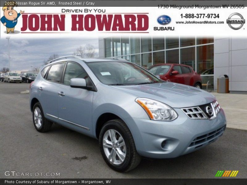 Frosted Steel / Gray 2012 Nissan Rogue SV AWD