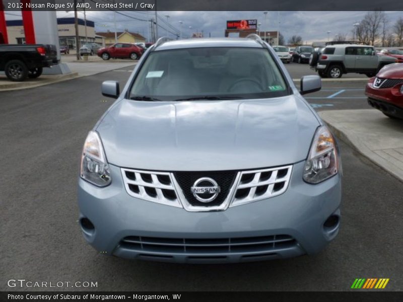 Frosted Steel / Gray 2012 Nissan Rogue SV AWD