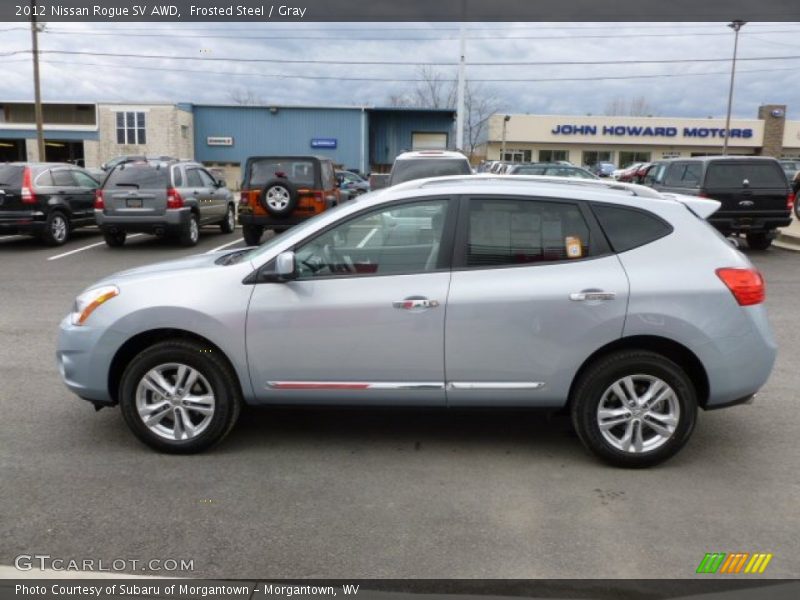 Frosted Steel / Gray 2012 Nissan Rogue SV AWD