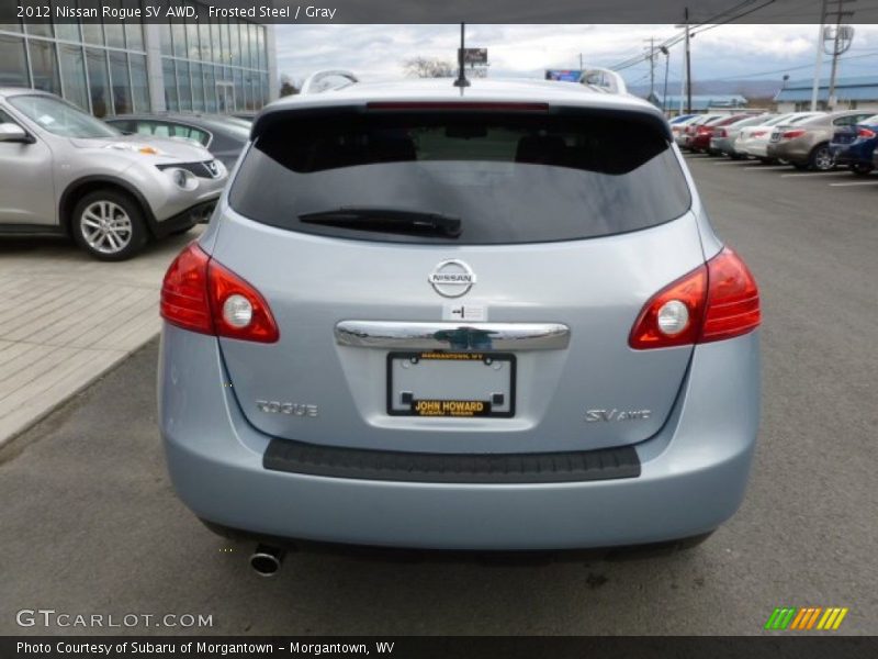 Frosted Steel / Gray 2012 Nissan Rogue SV AWD