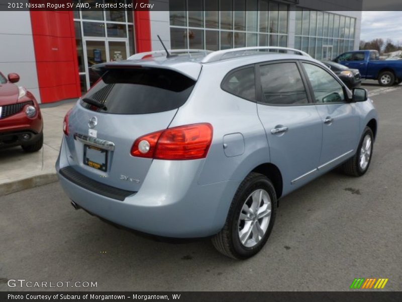 Frosted Steel / Gray 2012 Nissan Rogue SV AWD