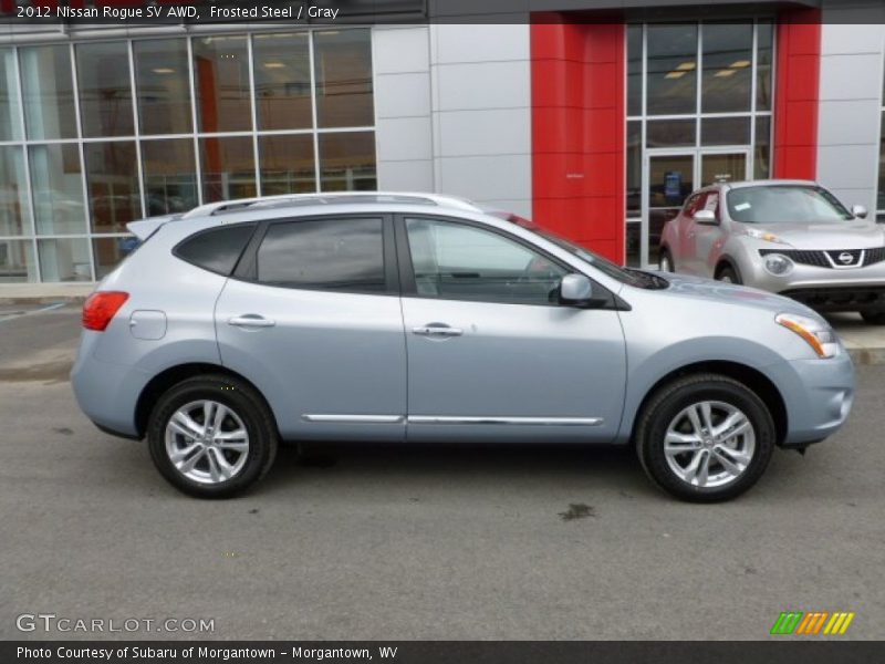Frosted Steel / Gray 2012 Nissan Rogue SV AWD