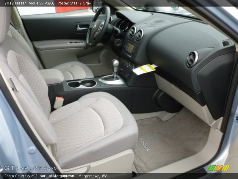  2012 Rogue SV AWD Gray Interior