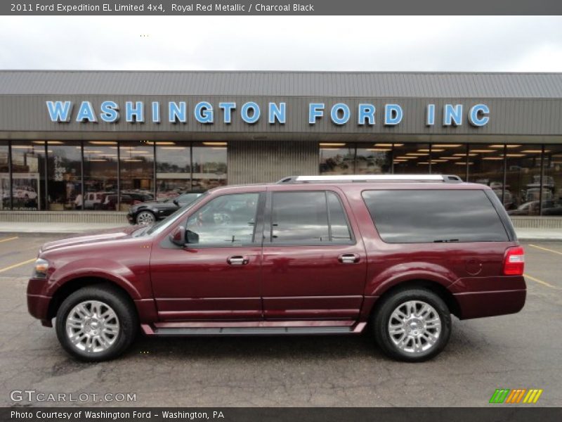 Royal Red Metallic / Charcoal Black 2011 Ford Expedition EL Limited 4x4