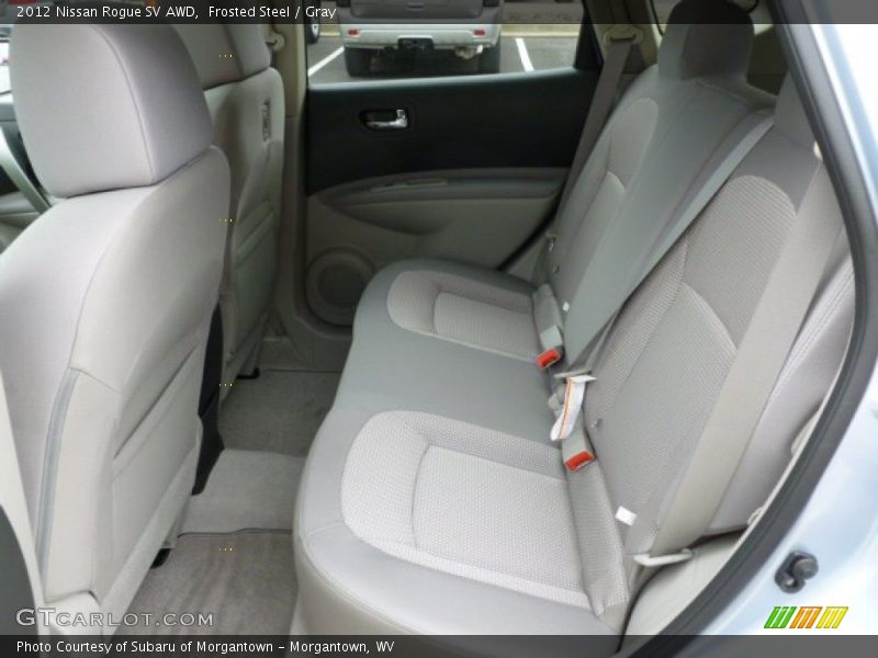 Rear Seat of 2012 Rogue SV AWD