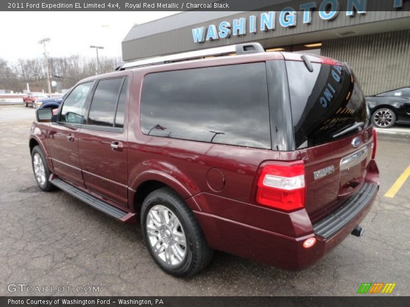 Royal Red Metallic / Charcoal Black 2011 Ford Expedition EL Limited 4x4