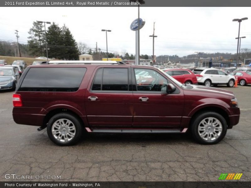 Royal Red Metallic / Charcoal Black 2011 Ford Expedition EL Limited 4x4