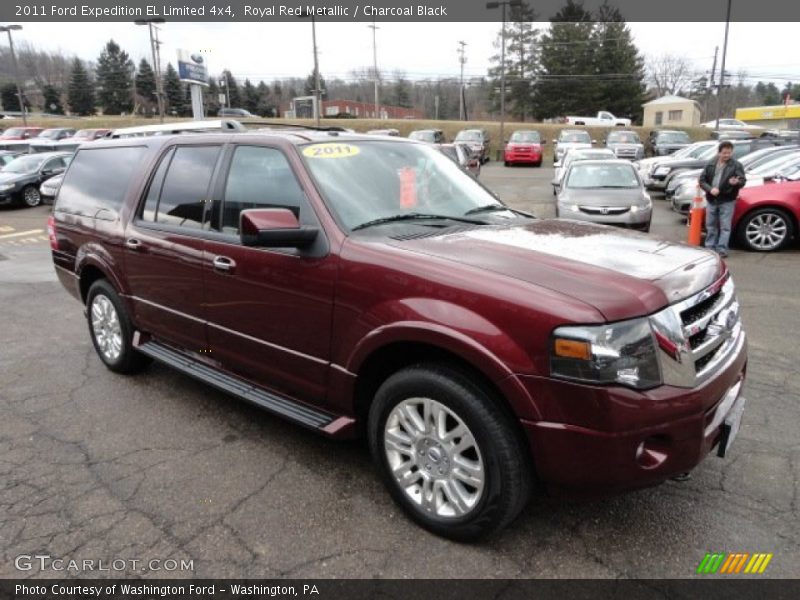 Royal Red Metallic / Charcoal Black 2011 Ford Expedition EL Limited 4x4
