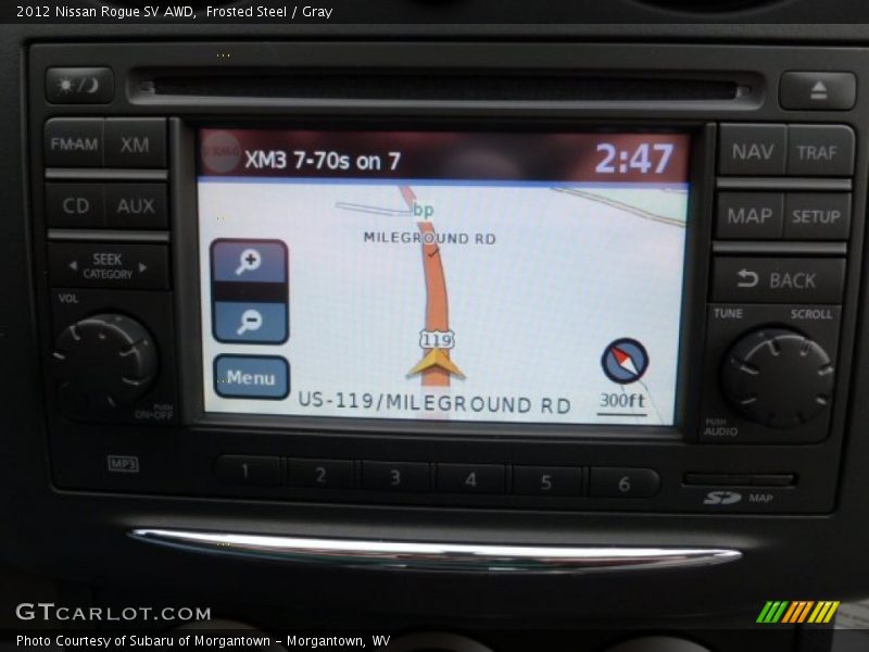 Frosted Steel / Gray 2012 Nissan Rogue SV AWD