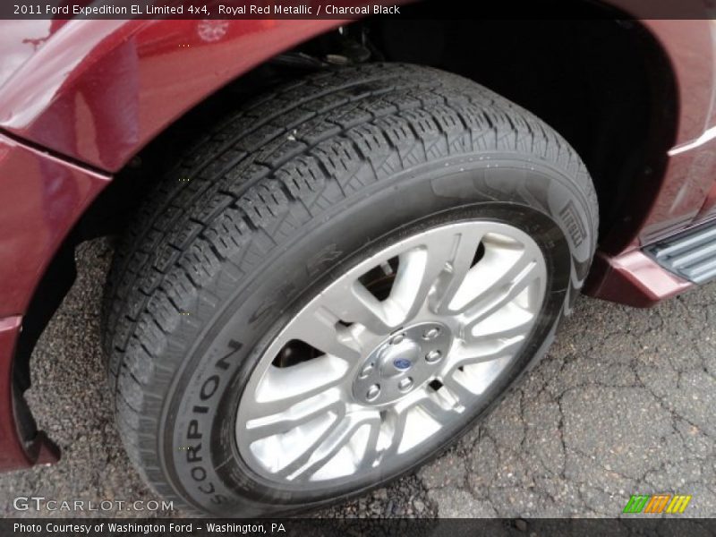 Royal Red Metallic / Charcoal Black 2011 Ford Expedition EL Limited 4x4