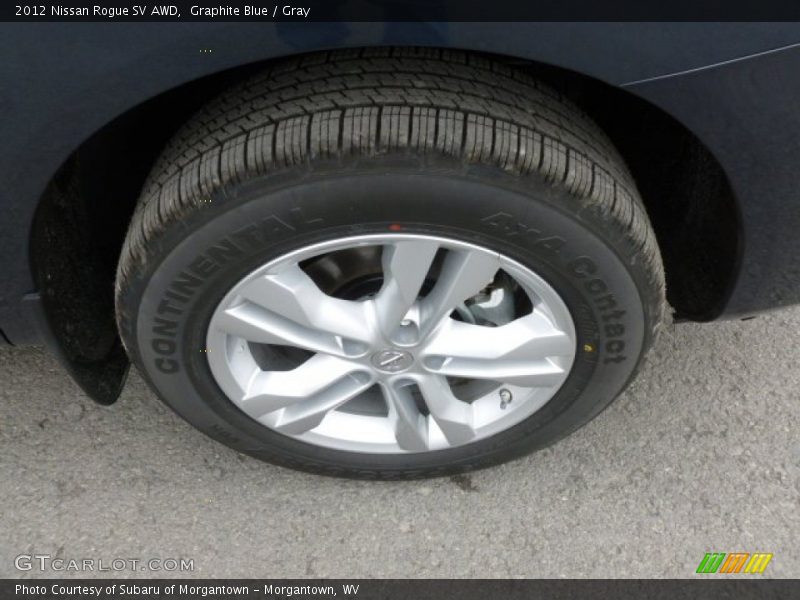Graphite Blue / Gray 2012 Nissan Rogue SV AWD