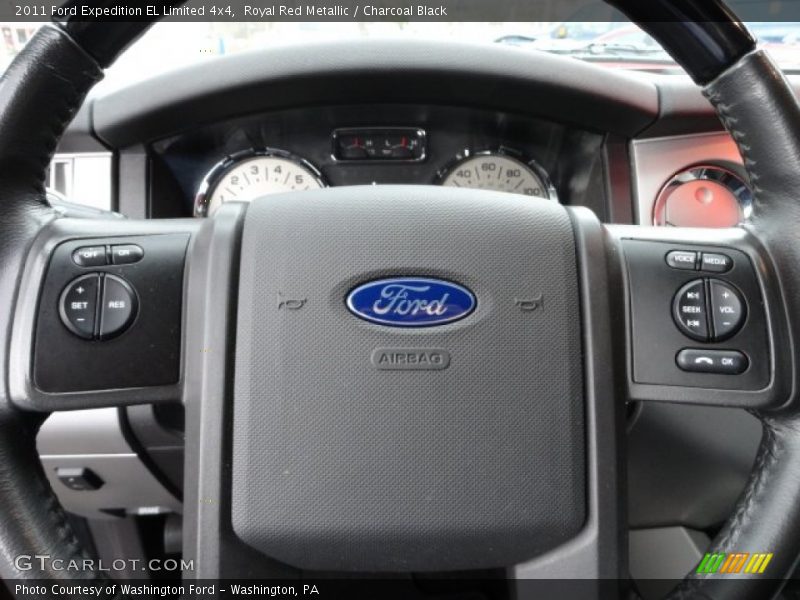Royal Red Metallic / Charcoal Black 2011 Ford Expedition EL Limited 4x4