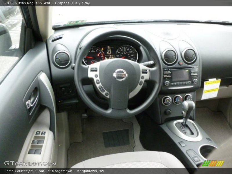 Graphite Blue / Gray 2012 Nissan Rogue SV AWD