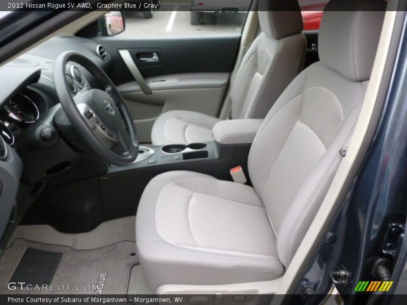 Graphite Blue / Gray 2012 Nissan Rogue SV AWD