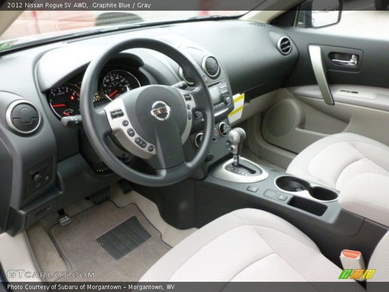 Graphite Blue / Gray 2012 Nissan Rogue SV AWD