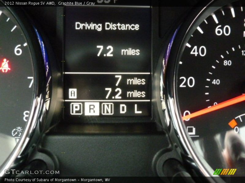 Graphite Blue / Gray 2012 Nissan Rogue SV AWD