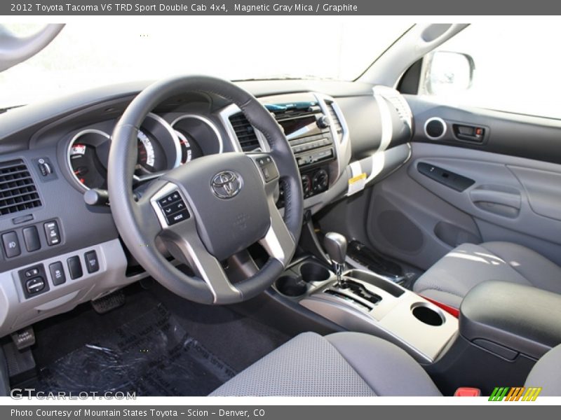 Graphite Interior - 2012 Tacoma V6 TRD Sport Double Cab 4x4 