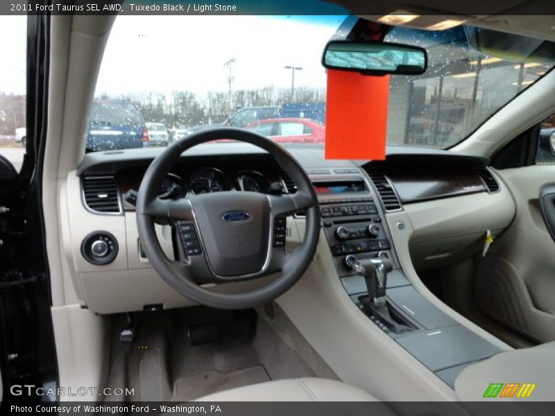 Tuxedo Black / Light Stone 2011 Ford Taurus SEL AWD